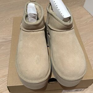 Mustard seed Ugg ultra mini platform boots